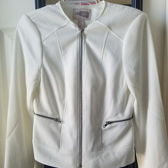 Collarless Moto Jacket - Picture 4 of 8